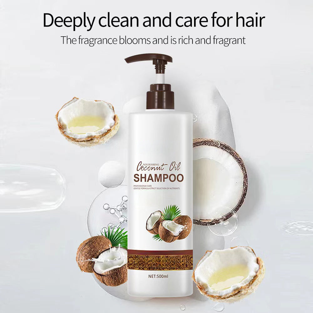 Nourishing Coconut Oil Shampoo, Deep Cleansing For Silky Smooth Hair