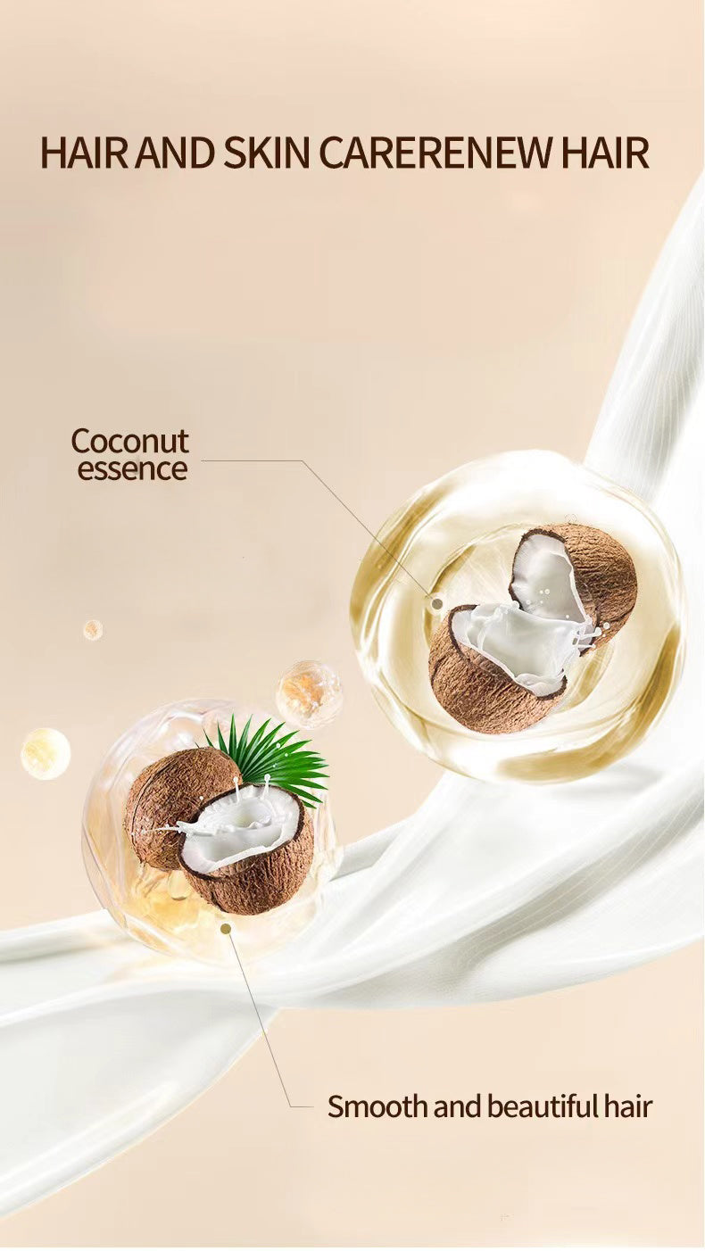 Nourishing Coconut Oil Shampoo, Deep Cleansing For Silky Smooth Hair